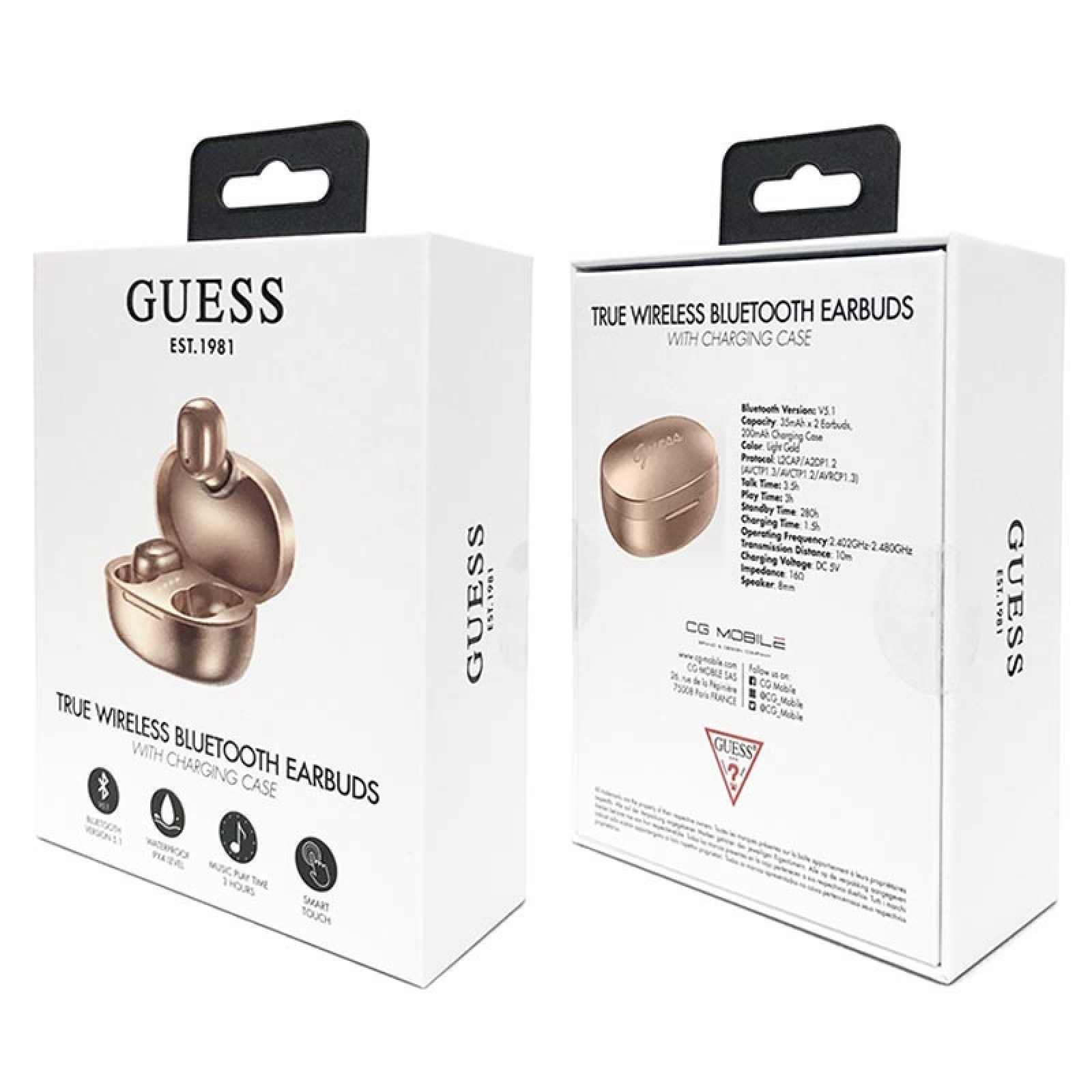 Guess wireless 5.0 best sale 4 h stereo headset